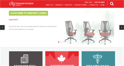 Desktop Screenshot of corporatefurniture.com